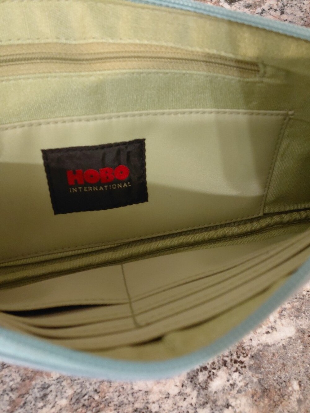 HOBO Light Blue Leather Wristlet Clutch - Picture 8 of 9
